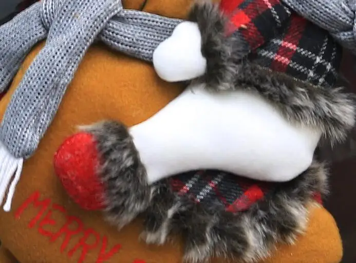 50*25 см большие рождественские носки Подарочный мешок двери стены дерева кулон двери Санта Клаус Снеговик езда олень украшения дома