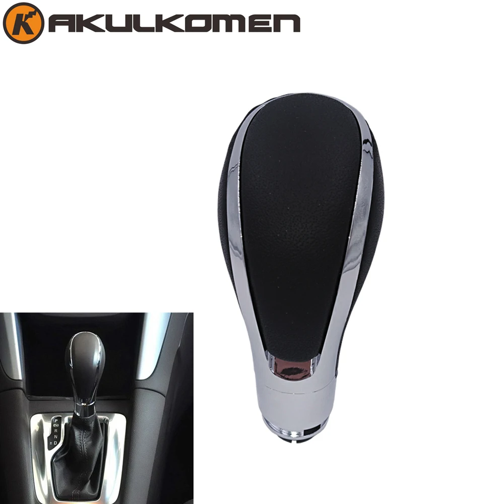 Automatic Leather Gear Stick Shift Knob Head Handle ball Car styling