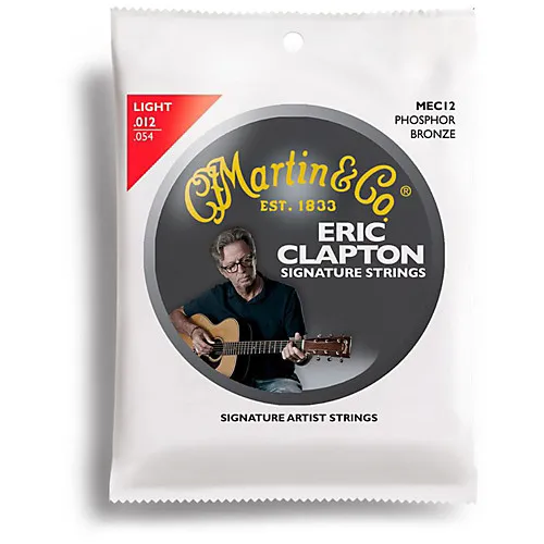 MartinGuitar MEC12 MEC13 Акустическая гитара Eric Clapton's Choice 92/8 струны из фосфористой бронзы, светильник, 012-054 - Цвет: MEC12