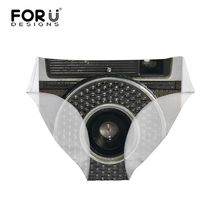 Forudesigns бикини Низ Одежда заплыва Мужские Шорты для купания Для женщин Камера печати внизу бразильский Трусики для женщин пикантные Купальники для малышек Шорты для женщин танкини купальники - Цвет: T1037AM