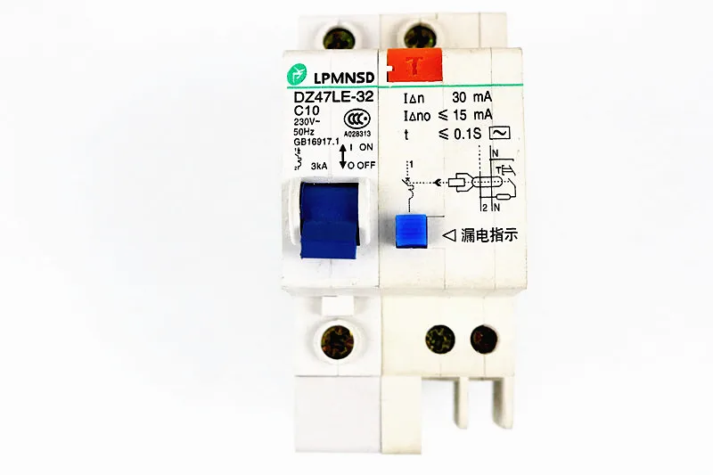 DZ47LE 1 p + N 63A AC 230 V ~ 50 Гц/60Hz ток автоматический выключатель и защита от утечки