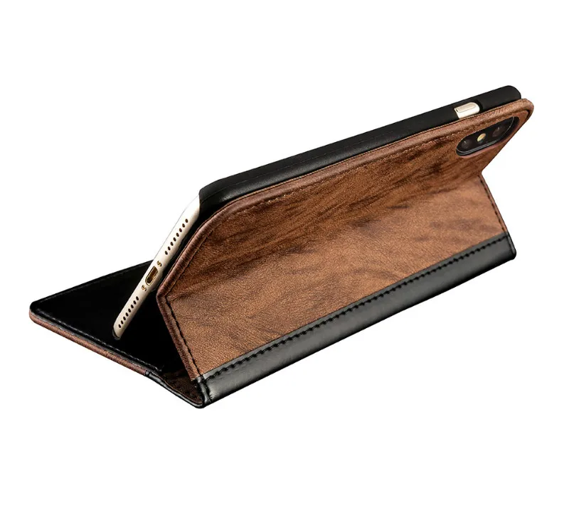 For iPhone XS Case Shockproof 2019 New Flip Leather Case For Iphone 8 8plus 7 7plus Luxury 360 Full Body Cases For Iphon X XS (8)
