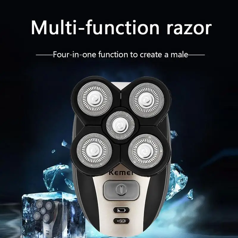 

Male 5 in 1 Multifunction Electric Rechargeable Shaver Nose & Ear Trimmer Razor For Men Face Care Hair Remover Machine Dropship