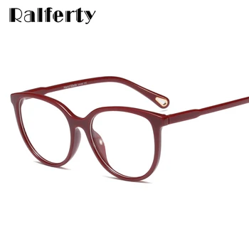 

Ralferty 2019 Quality Eyeglasses Frame Women Elegant Simple Glasses Female Optical Myopia Frames NO Degree Spectacles F95157