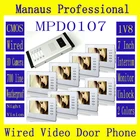 D107C Hot Selling Profession smart home 7 inch color TFT LCD screen monitor,  has wired Digit video intercom doorbell function