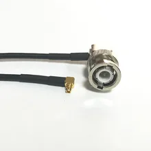 Штекер BNC правый угловой переключатель MMCX Мужской правый угол помощью соединительного кабеля RG174 20 см " для WI-FI