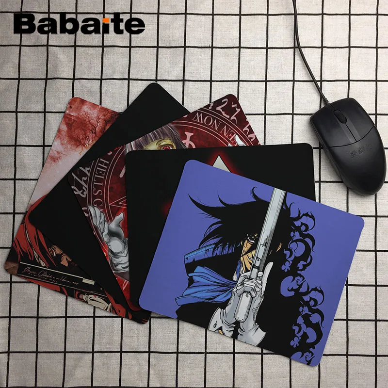 Babaite Нескользящие ПК HELLSING высокоскоростной новый коврик для мыши Размер 18x22 см 25x29