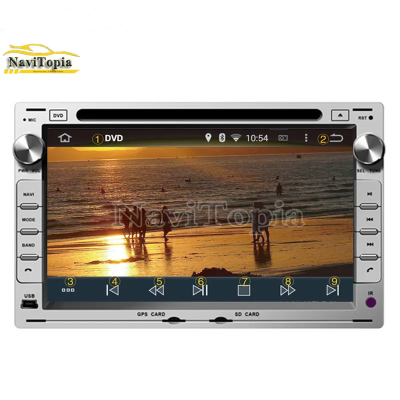 Top NAVITOPIA 4G RAM 64G ROM PX6 Six Core Android 9.0 Car DVD for VW Passat B5 MK5 2001-2011 for Jetta 1998-2005 for Golf MK4 17