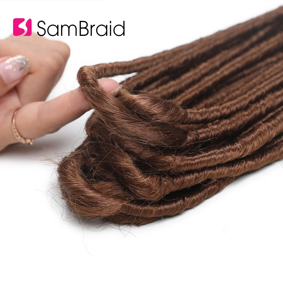 Sambraid новые дреды синтетические плетеные волосы блонд вязание крючком