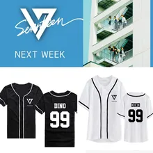 Seventeen17 сочетание альбом с буквами кардиган с коротким рукавом Футболка бейсбольная форма с короткими рукавами обувь для мужчин и женщин; сезон лето