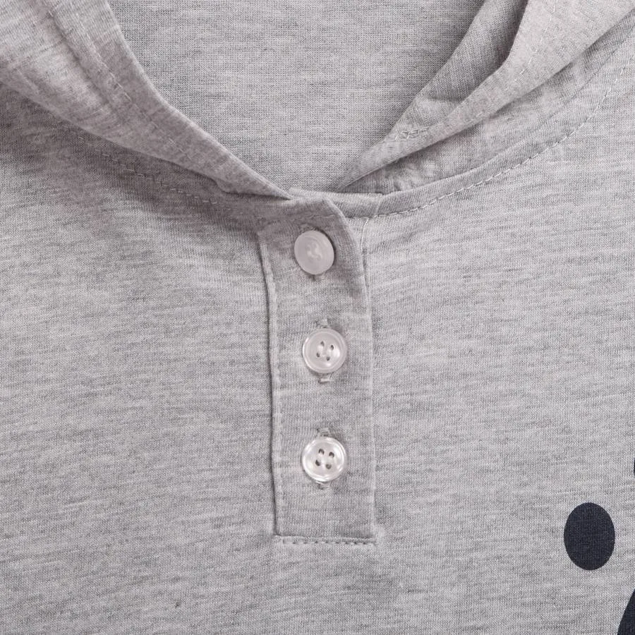 Cat Pattern Ears Hooded Shirt (5)