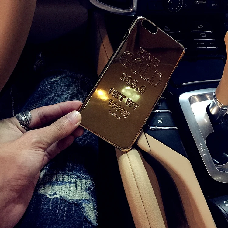 Роскошный блестящий чехол bullion Gold bars 999 твердый пластиковый чехол Чехол для iPhone 6 6 S plus S 6 plus шикарные чехлы для телефонов capa