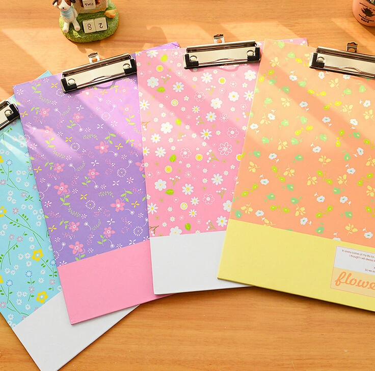 Traditional bright writing pad clip board 4 WordPad file plywood office