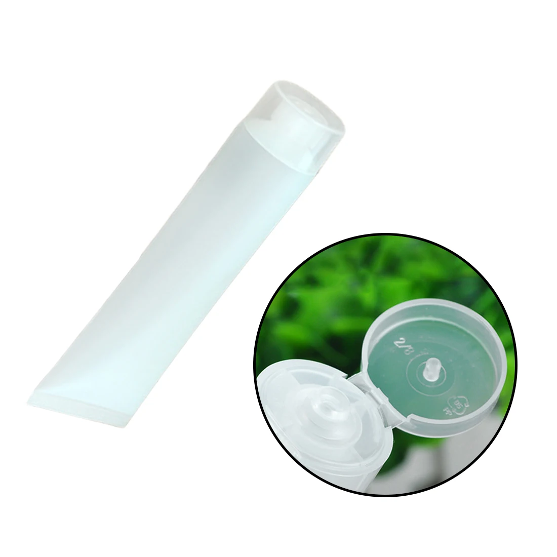 NEW 10pcs 15ml White Empty Cosmetic Cream Body Lotion Tube Container