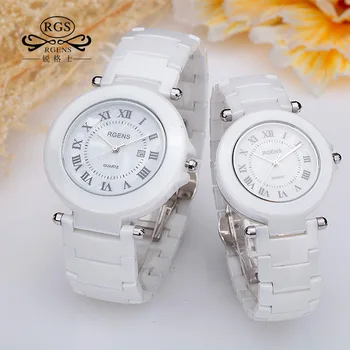 

female Man casual Watch calendar 2017 brand clocks Luxury couple men women ceramics Wristwatch fashion quartz waterproof