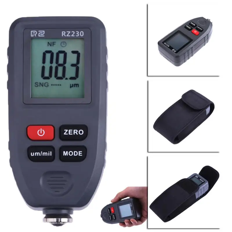 

0-1300um Handheld Digital Paint Meter Car Paint Thickness Gauge Coating Thickness Gauge Tester Film Metal Surface Tester Meter