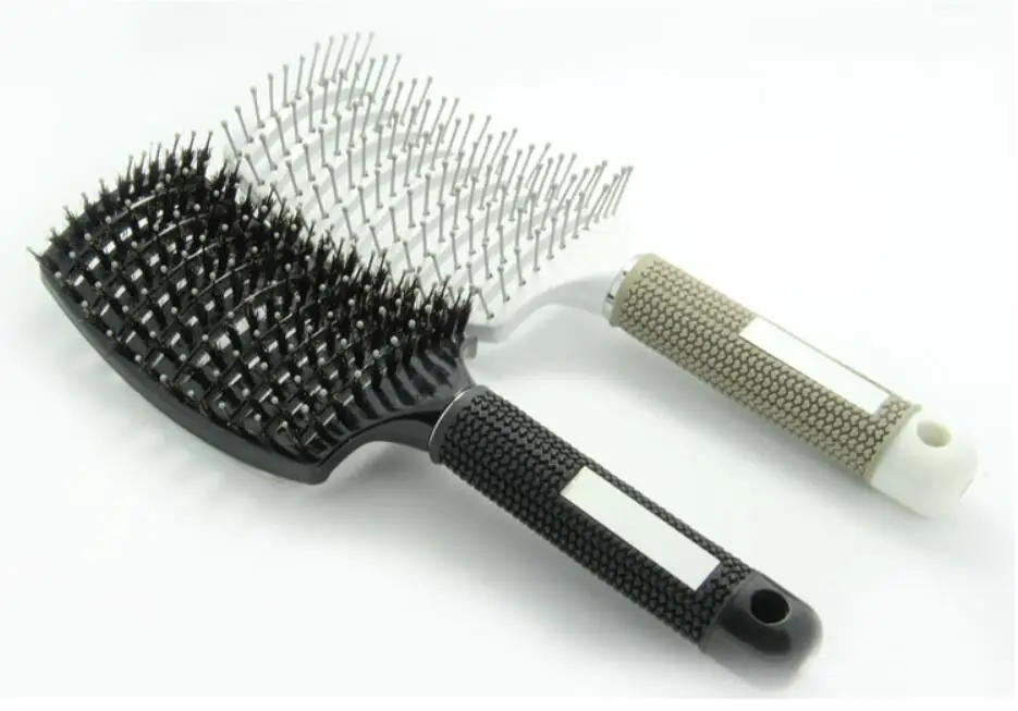 Buy professionally flat hair comb cushion hairbrush