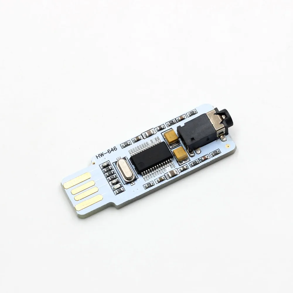 Мини PCM2704 USB Аудио Звуковая карта DAC декодер плата Бесплатный привод для ПК ноутбука