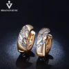 MISANANRYNE, diseño clásico, Color dorado, AAA CZ, pendientes aros de boda para mujeres, diseño de joyería de moda, accesorios de regalo ► Foto 1/6