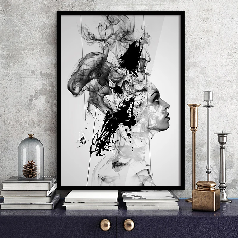 Cuadro-Original-Fashion-Black-White-Geometric-Eyes-Planet-Canvas-Painting-Posters-Wall-Picture-For-Living-Room (1)