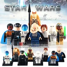 WM строительные блоки 10 лотов PG8050 супергерой Thrawn Императорский Снеговик Хан Solo экшн дети подарки игрушки