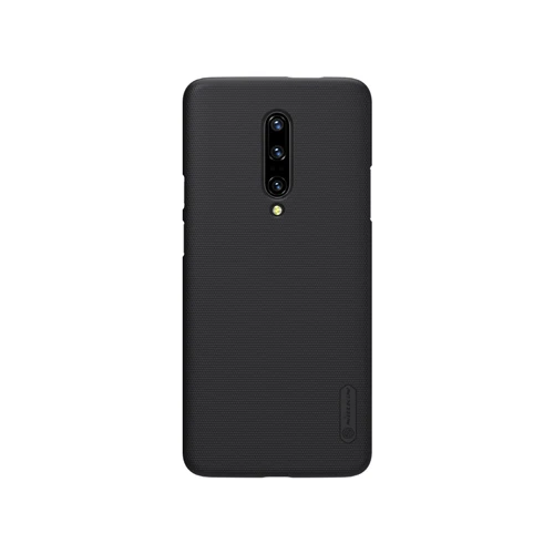 Чехол для Oneplus 7 One Plus 7, чехол NILLKIN, суперматовый чехол для Oneplus 7 Pro, матовый чехол с держателем для телефона - Цвет: Черный