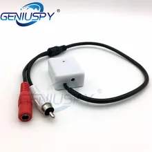 GENIUSPY RCA Male High Quality Mini AUDIO CCTV Microphone MIC For Security DVR IP Camera Audio Monitor Sound pickup Head