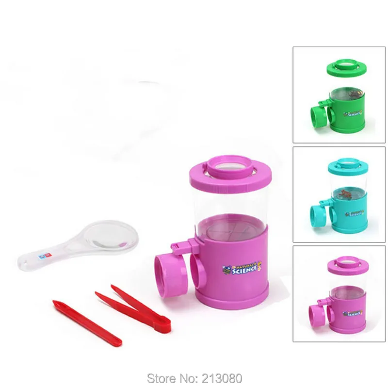 Educational Insect Magnifying Cup Child Kids Learn Grow Toy Student Science Experiment Teaching Prop (1)