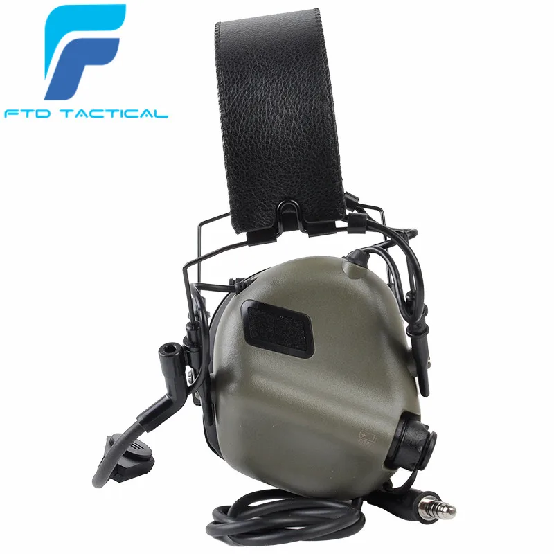 

Electronic Noise Reduction Communication Earmuffs With Military Communications Cable (Nexus Tp-120) Nrr22