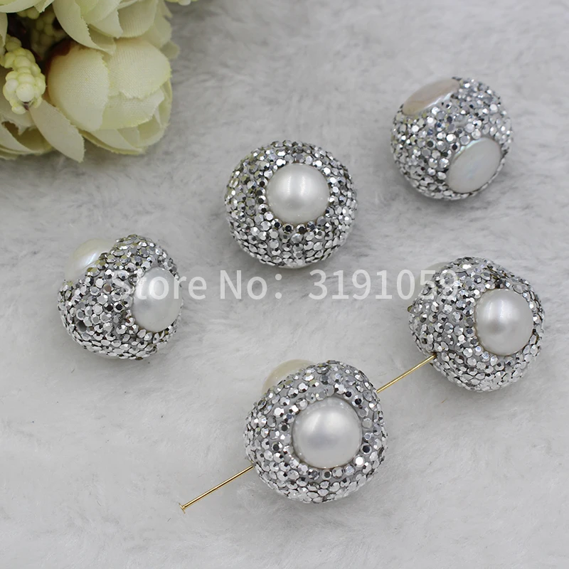 Натуральный белый жемчуг кристалл обволакивающий круглый чистый романтические бусы оптом большое количество 10 г