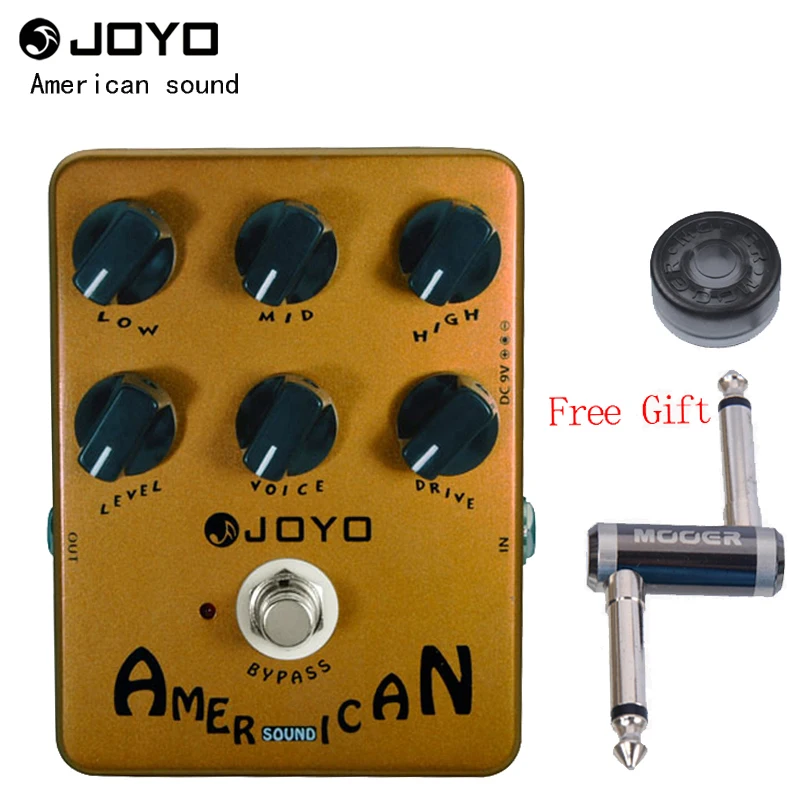 

JOYO Effect Pedal American Sound (Amplifier Simulator) -JF-14+ One MOOER PC-Z Pedal Connector + One Cover Cap