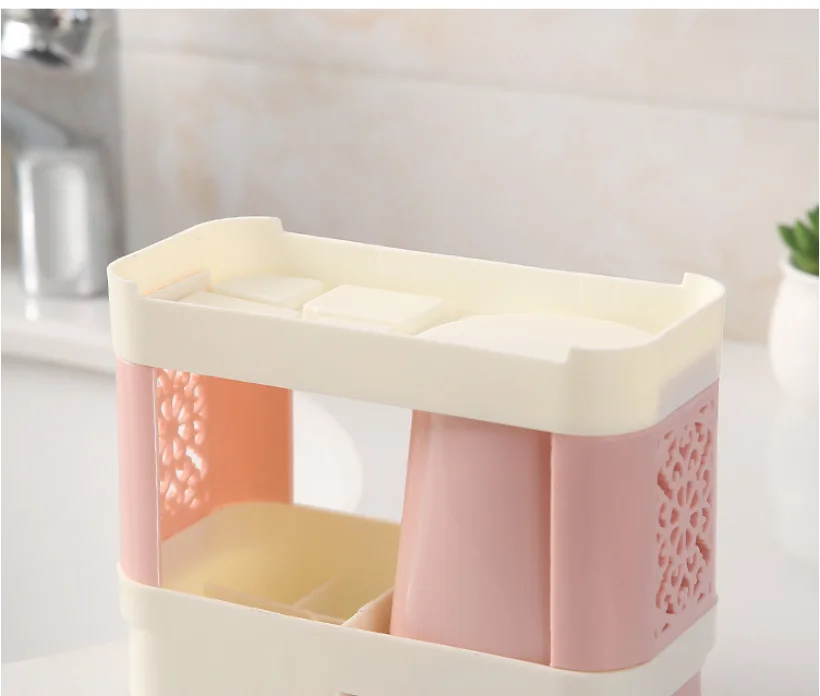 Bathroom Toothbrush Cup Toothbrush Holder Suits Toothpaste Bath Set Bathroom Storage Rack Holder Toothpaste Storage Box