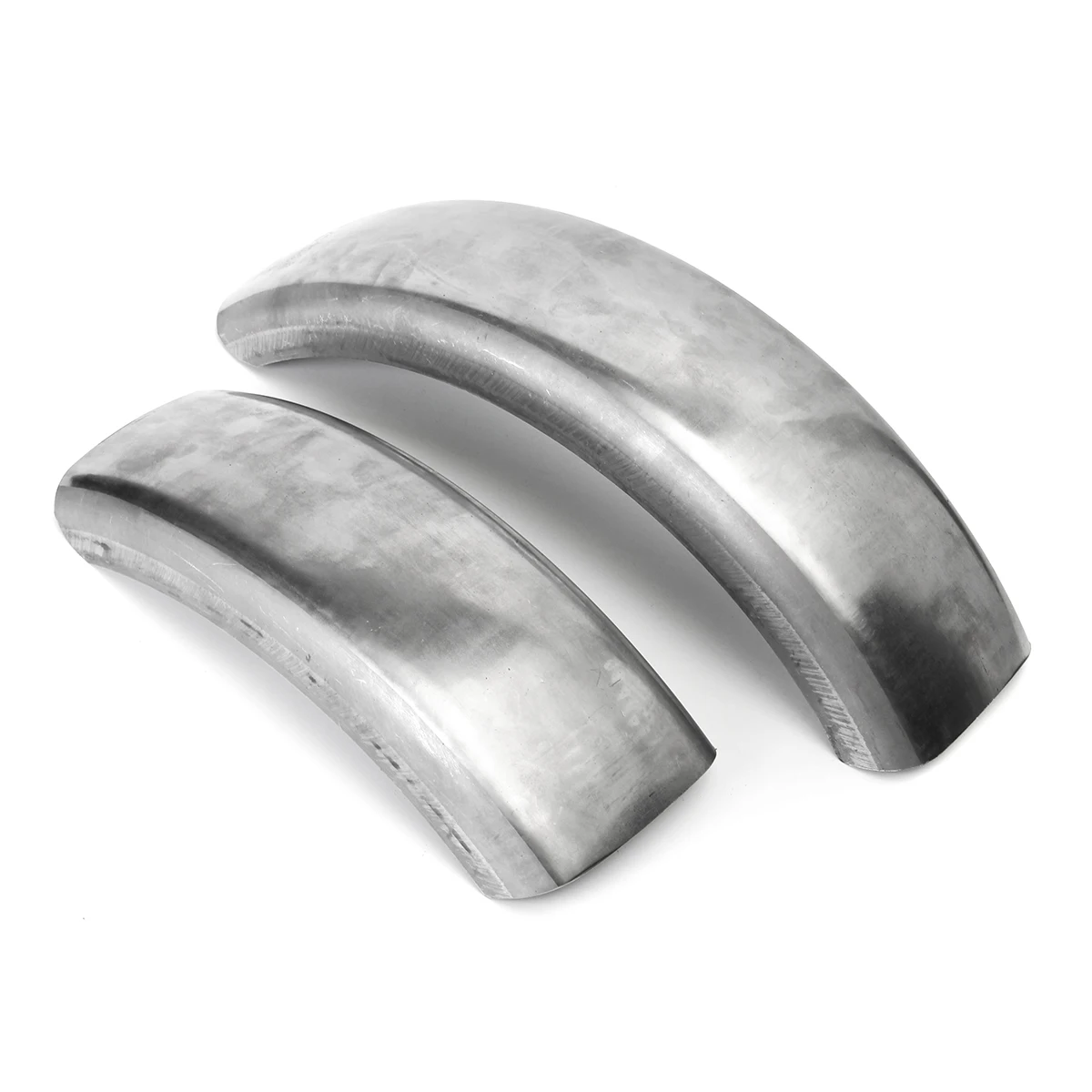 

40-56cm Short / Long Motorcycle Custom Application 6" Flat Steel Unpainted Grey Bobbed Raw Rear Front Mudguard for Harley Rear
