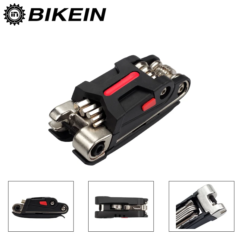 cheap BIKEIN 18 in 1 Multifunction Bicycle Repair Tools Kit Hex Spoke Cycling Screwdriver Tools MTB Road Mountain Bike Repair Tool Set