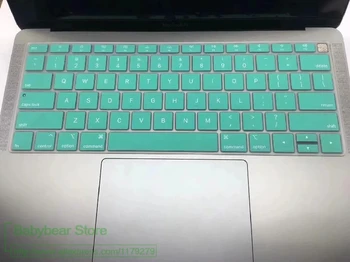 

Keyboard Cover Silicone English Us For 2018 Macbook Air 13" 13.3 A1932 With Touch Id Protector Macbook Air13 A 1932 Touchbar