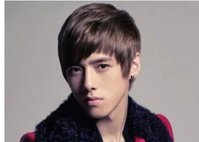 Handsome Korean Style Man Hair Fluffy Wig Hot Boys Wig New
