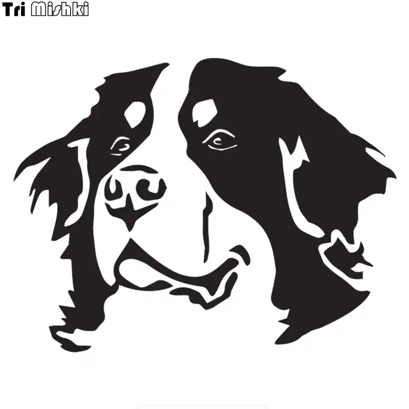 Tri Mishki Hzx935 15 19 7cm Switzerland Bernese Mountain Dog Head Car Sticker Auto Windscreen Vinyl Decals Accessories Sticker Car Stickers Aliexpress