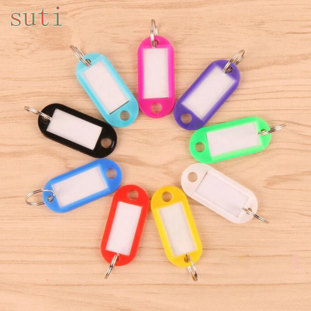 Suti 20PCS Best Hotel Numbered ABS Plastic Key Tags Keychain Key Chain