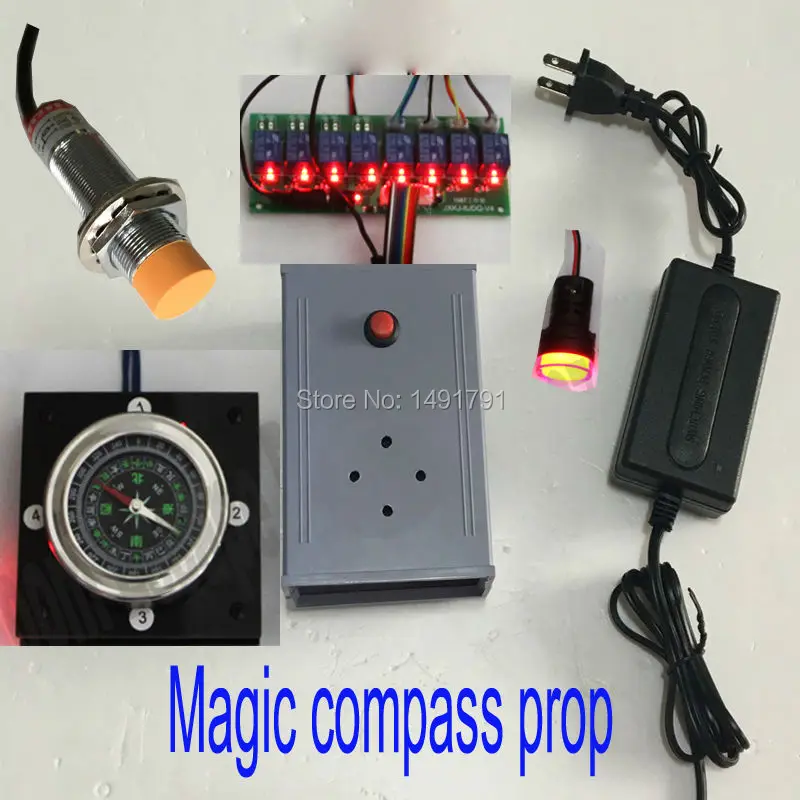 

adventure escape room game props for Takagism game magic compass get hidden clues via compass to run out real life room escape