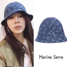 Морской серр ведро шляпы для женщин и мужчин 1:1 лучшее качество полулуна хип хоп бейсболка морской серр ведро шляпы
