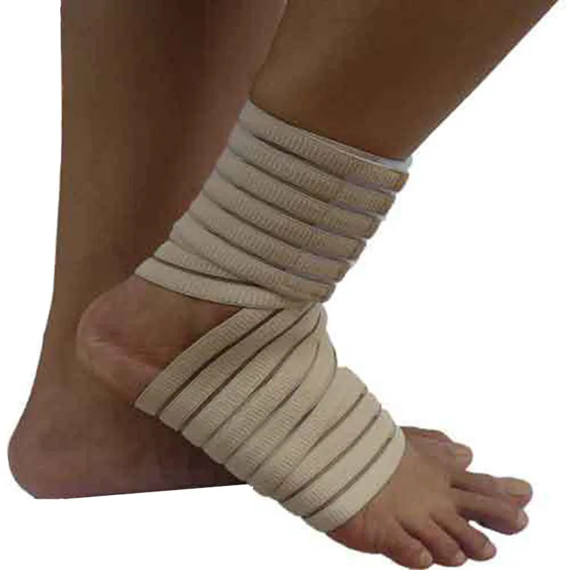Ankle Brace Support Spirally Wound Bandage Breathable Safety Sports