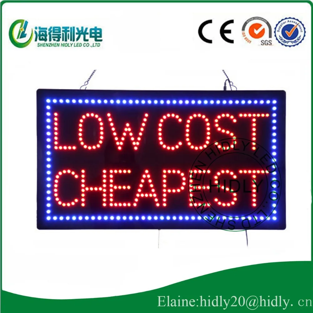 Wholesale "low cost cheapest" 5mm lamp light led open sign widen used
