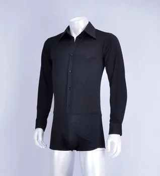 

Latin Dress Polyester Dress Limited Latin Fringe World Fashion sexy New Arrival Adult Male Men Long Sleeve Shirt With Underwear