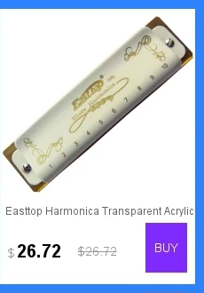 Блюз губная гармоника 10 отверстий Harpa диатонический Ключ C Huang Armonica для начинающих Instrumento музыкальная синяя Губная гармошка C