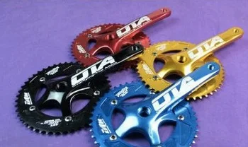 

OTA AL7075 48T single speed fixed gear fixie bike crankset cycling Road track bicycle crank set chain wheel