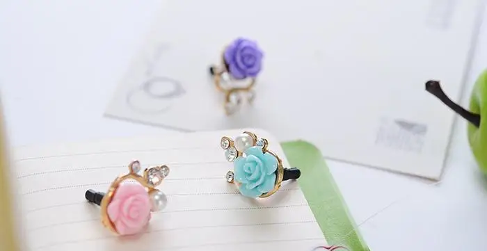 2pc Earphone Time-limited Metal Cwholesale Dust Plug 3.5mm Ultra Xian Resin Flower Mobile Phone Dustproof Cell Accessories 2pc Earphone Time-limited Metal Cwholesale Dust Plug 3.5mm Ultra Xian Resin Flower Mobile Phone Dustproof Cell Accessories