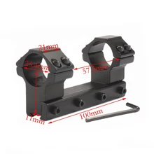 Mizugiwa Охота 25,4 мм " Цельная высокопрофильная планка крепления кольца 11 мм рельс для охоты прицел фонарик Caza