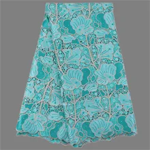 Graceful Afrikanische stickereien wasserlösliche spitze stoff Französisch schnur spitze textil für abendkleid MWL61 (5 yards/lot)