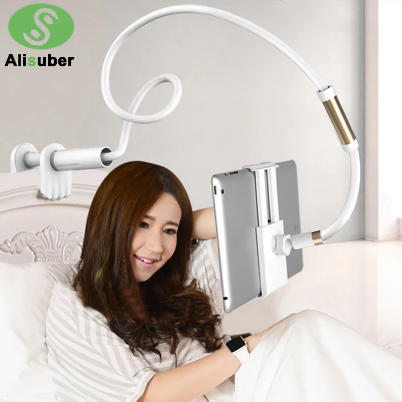 Alisuber 120CM Long Arm Lazy Phone Stand Holder Flexible Desk Bed Phone