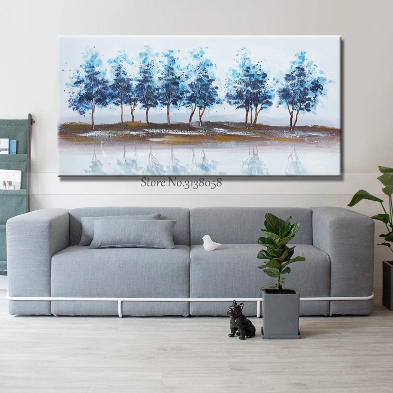 Modern-Abstract-Posters-and-Prints-on-Canvas-Wall-Art-Canvas-Painting-Riverside-Trees-Pictures-for-Living (2)